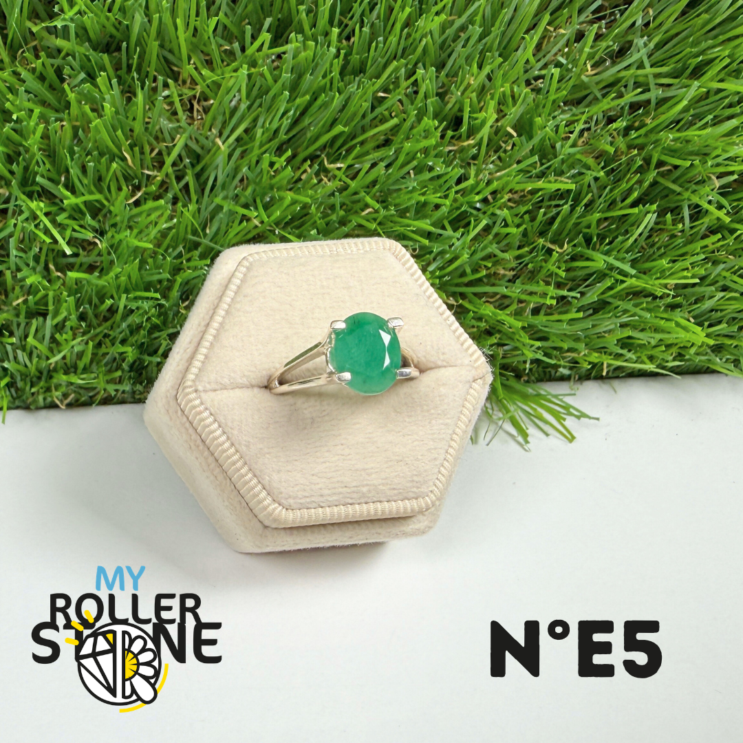 Bague Émeraude Argent 925 #5