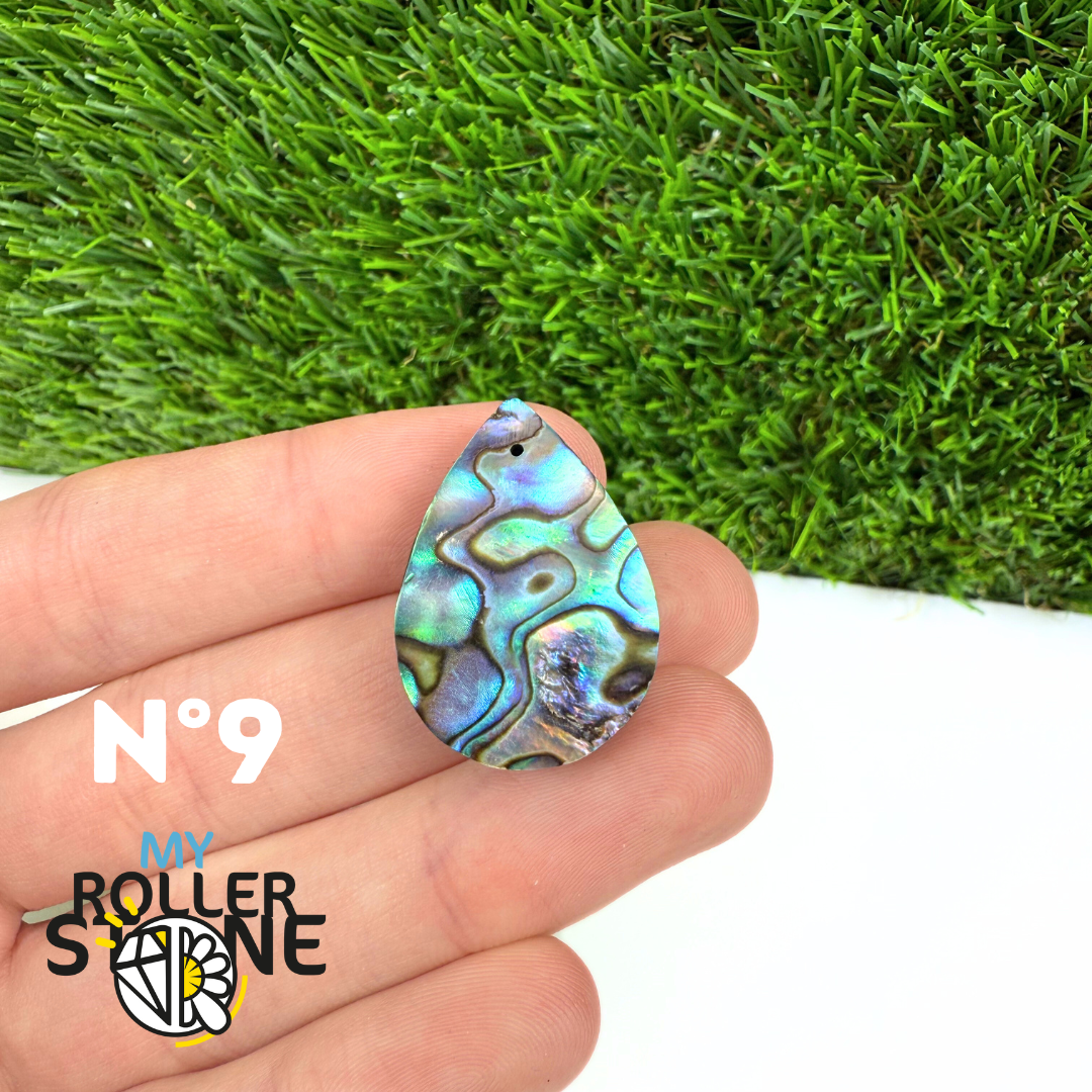 Pendentif en Abalone Forme Libre 5A