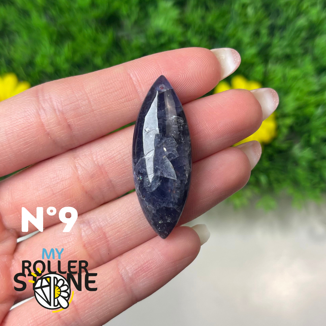 Pendentif Iolite Sunstone 5A