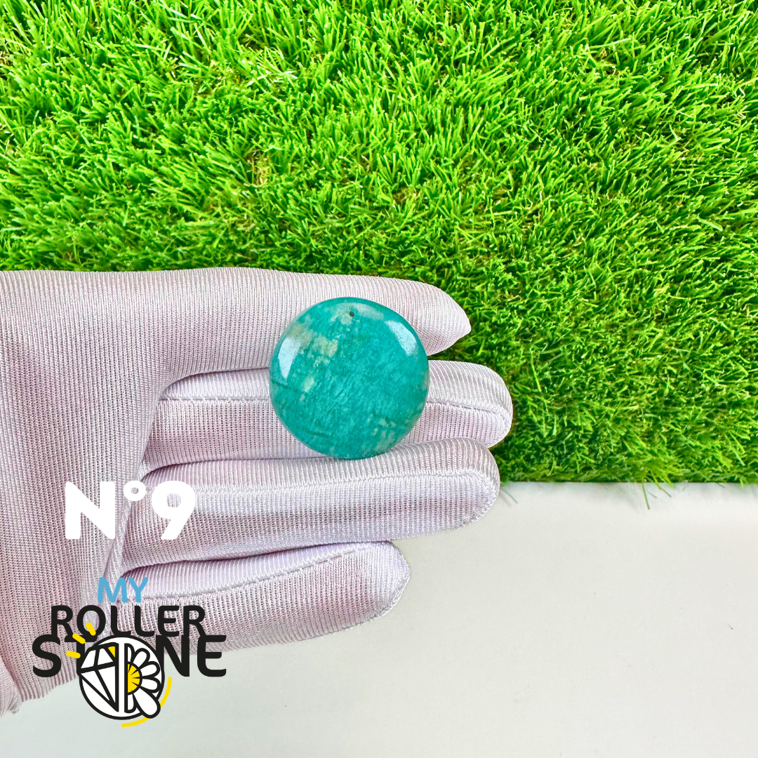 Pendentif Amazonite bleue