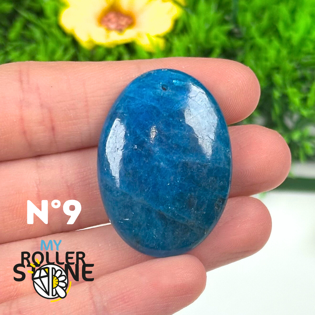 Pendentif Apatite bleue 5A