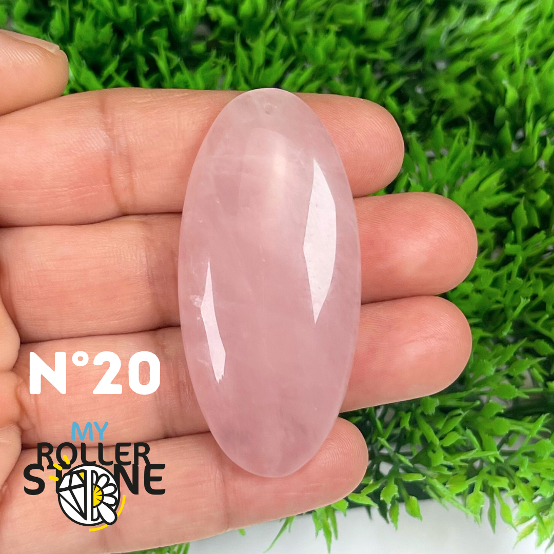 Pendentif Quartz rose percé