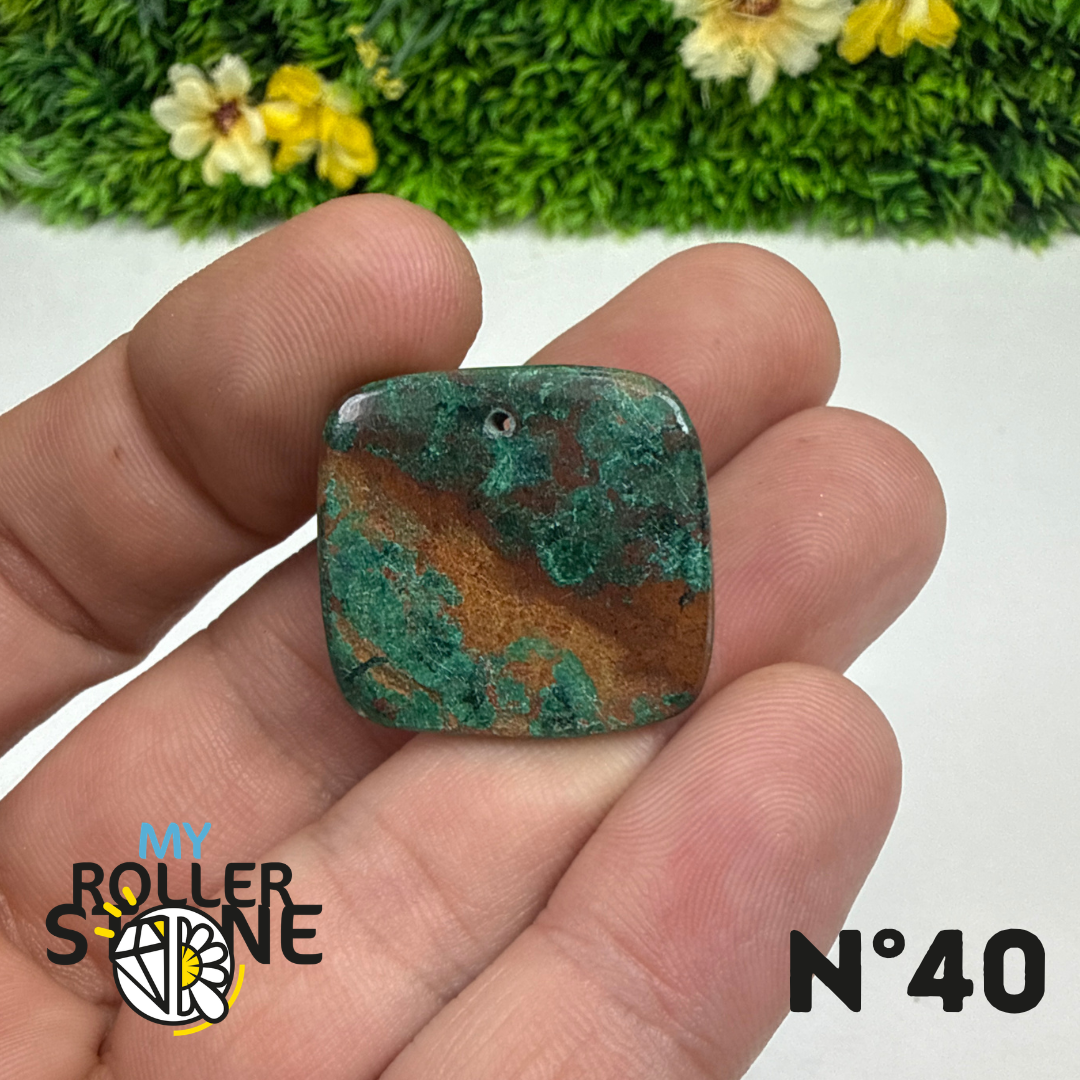 Pendentif Percé Chrysocolle