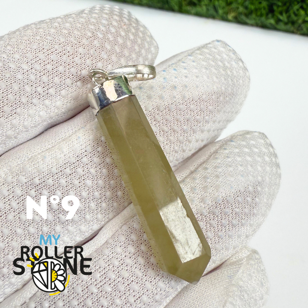 Pendentif Serpentine et Argent