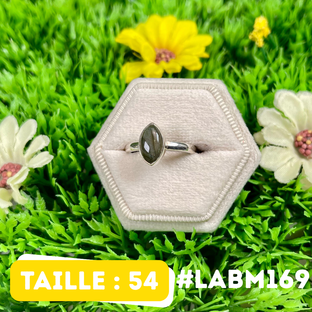Bague Argent Labradorite Multifire #LABM169