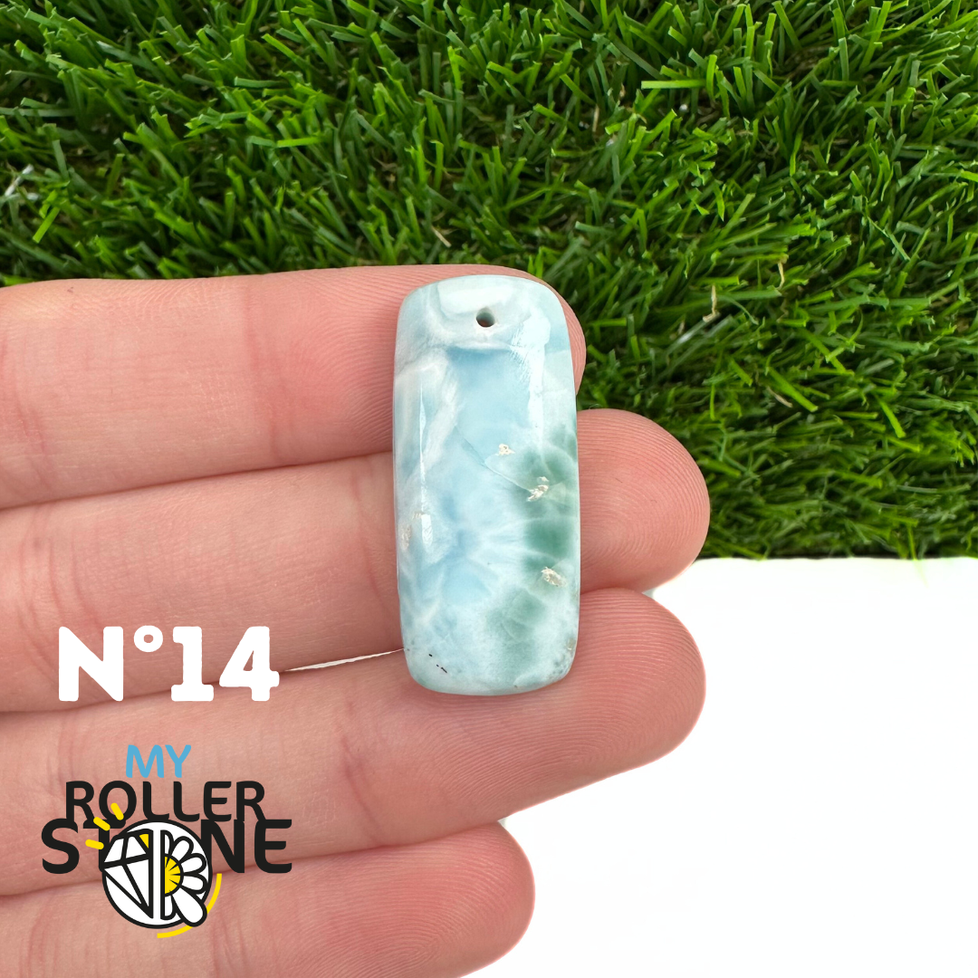 Pendentif Larimar 5A percé