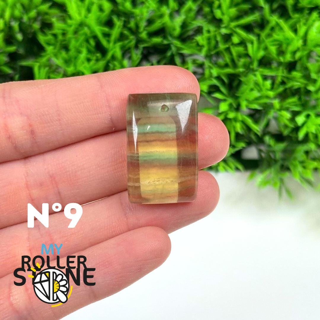 Pendentif Percé Fluorite 5A