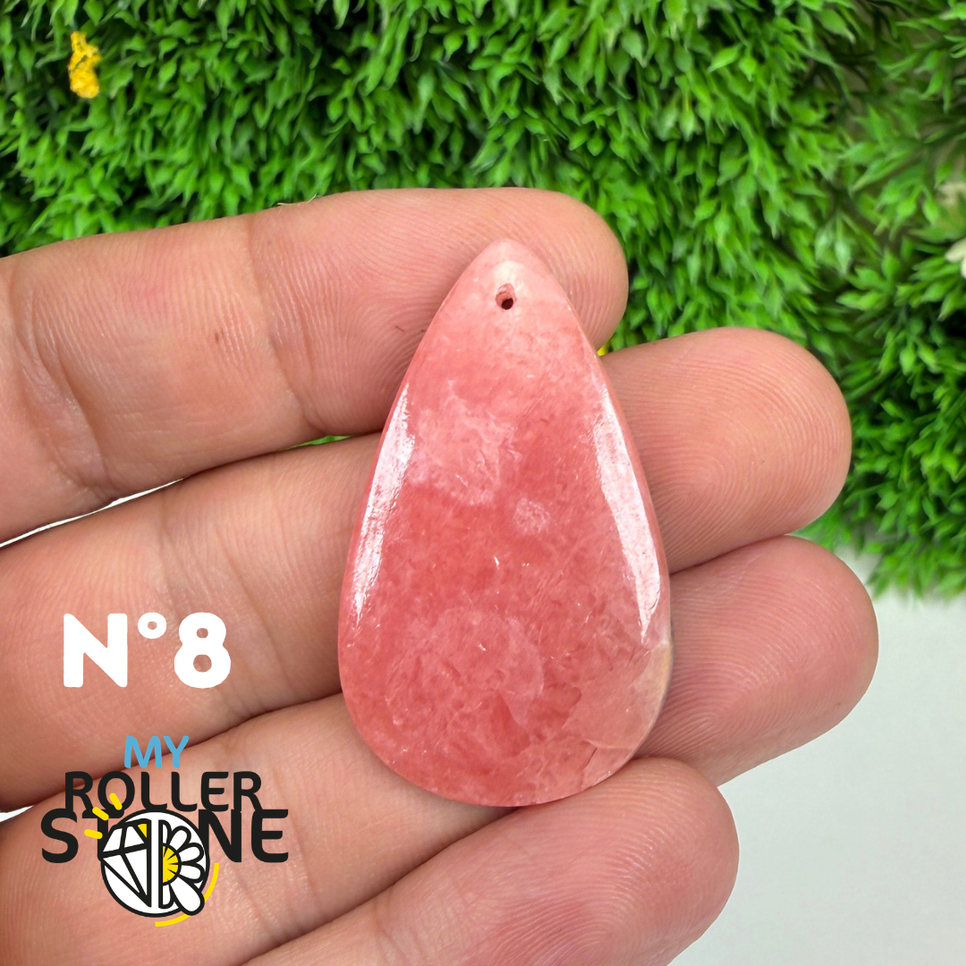 Pendentif percé Rhodochrosite Qualité gemme