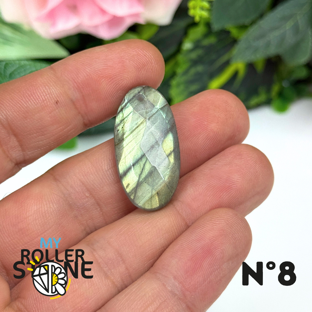 Pendentifs Labradorite Facettée Multi fire 5A