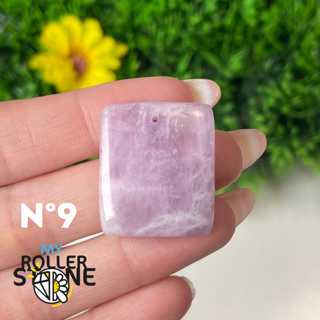 Pendentif Kunzite 5A percé