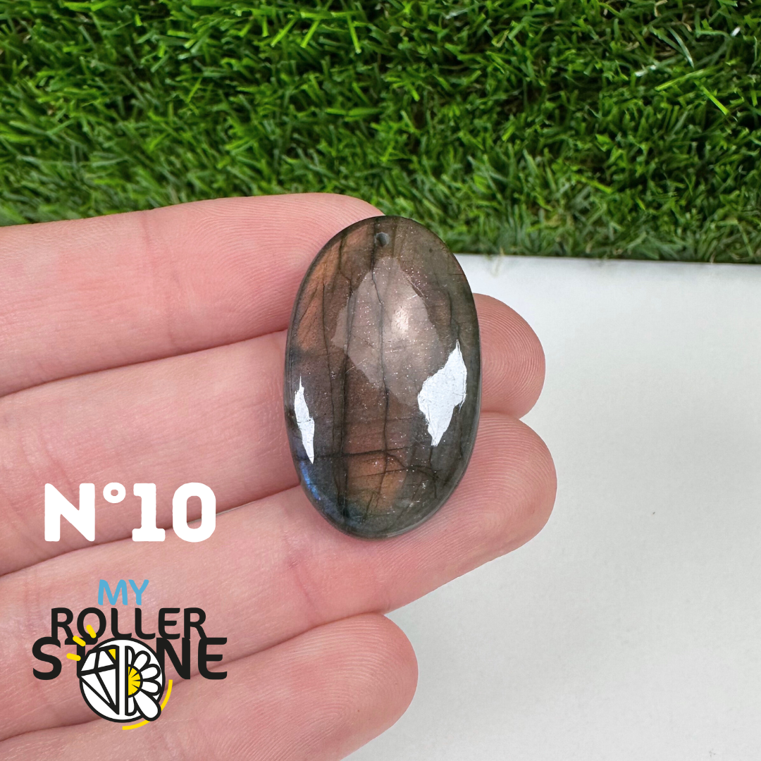 Pendentif Percé Labradorite Multi Fire 5A