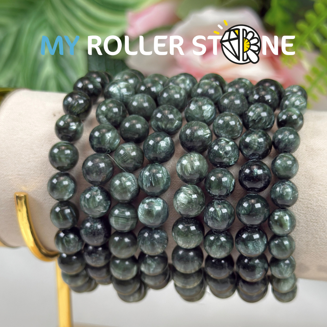 Bracelet Séraphinite 5A