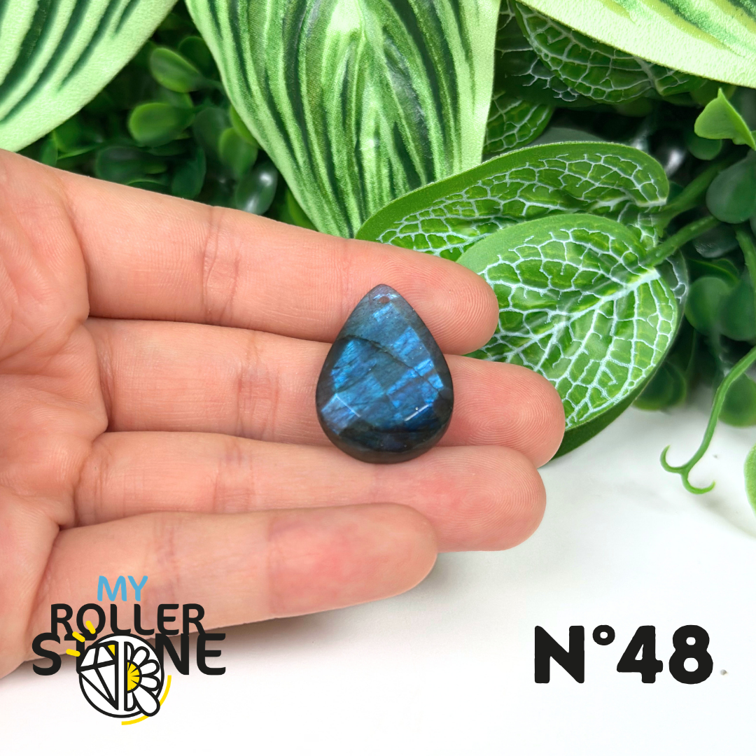 Pendentifs Labradorite Blue Fire Facettée 5A