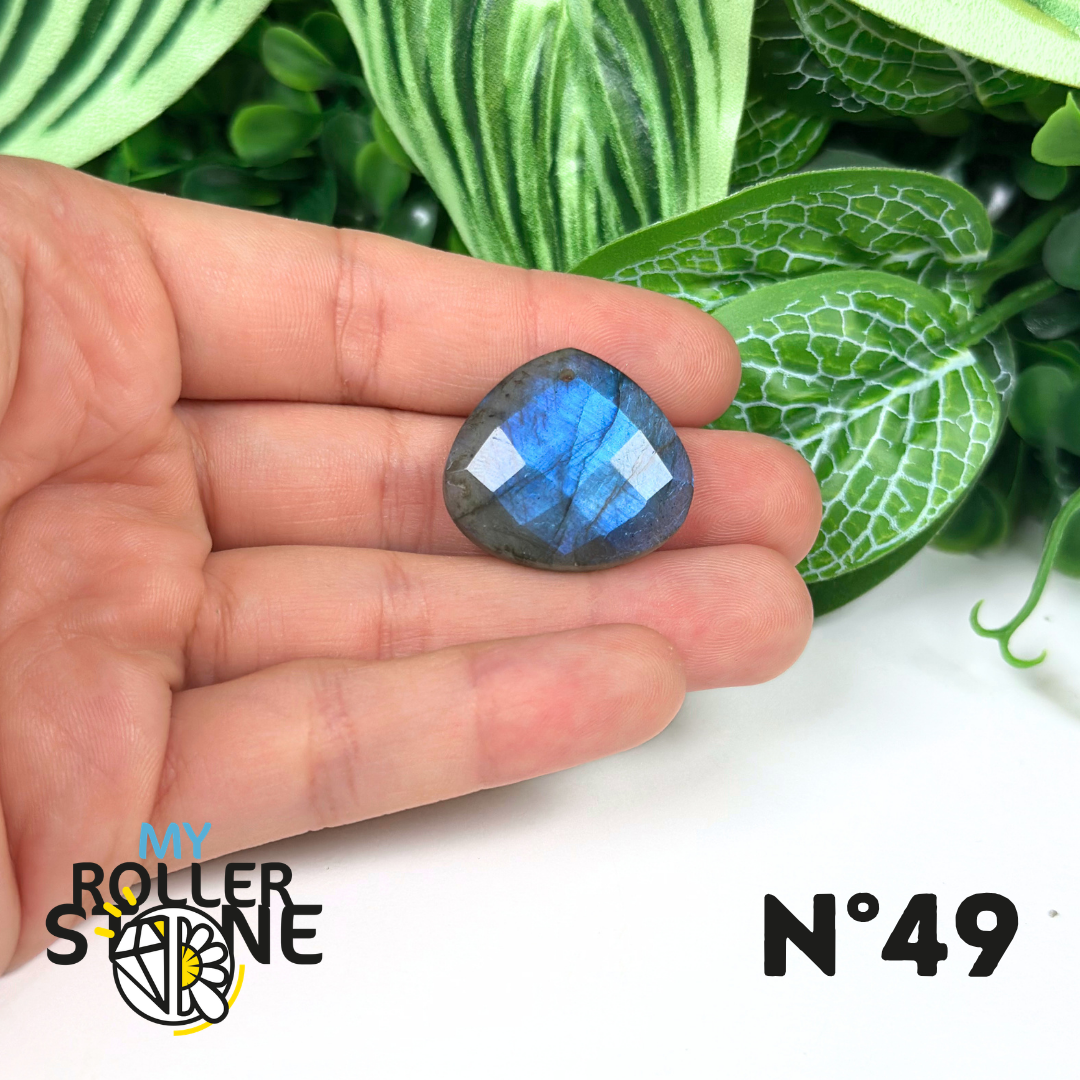 Pendentifs Labradorite Blue Fire Facettée 5A