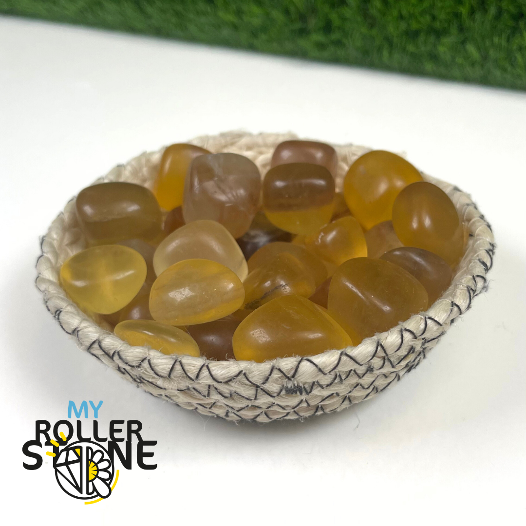 Pierre Roulée Fluorite jaune