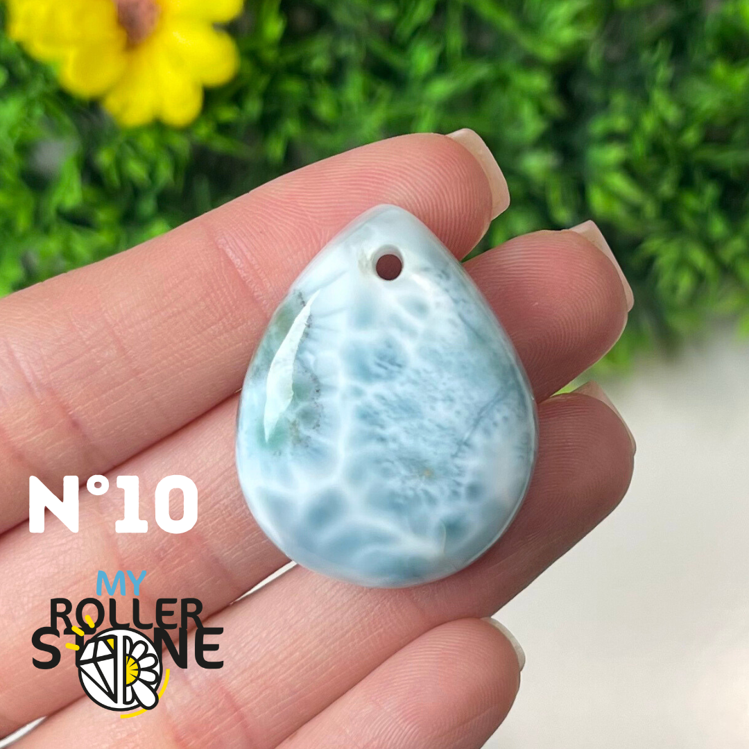 Pendentif Larimar 5A percé