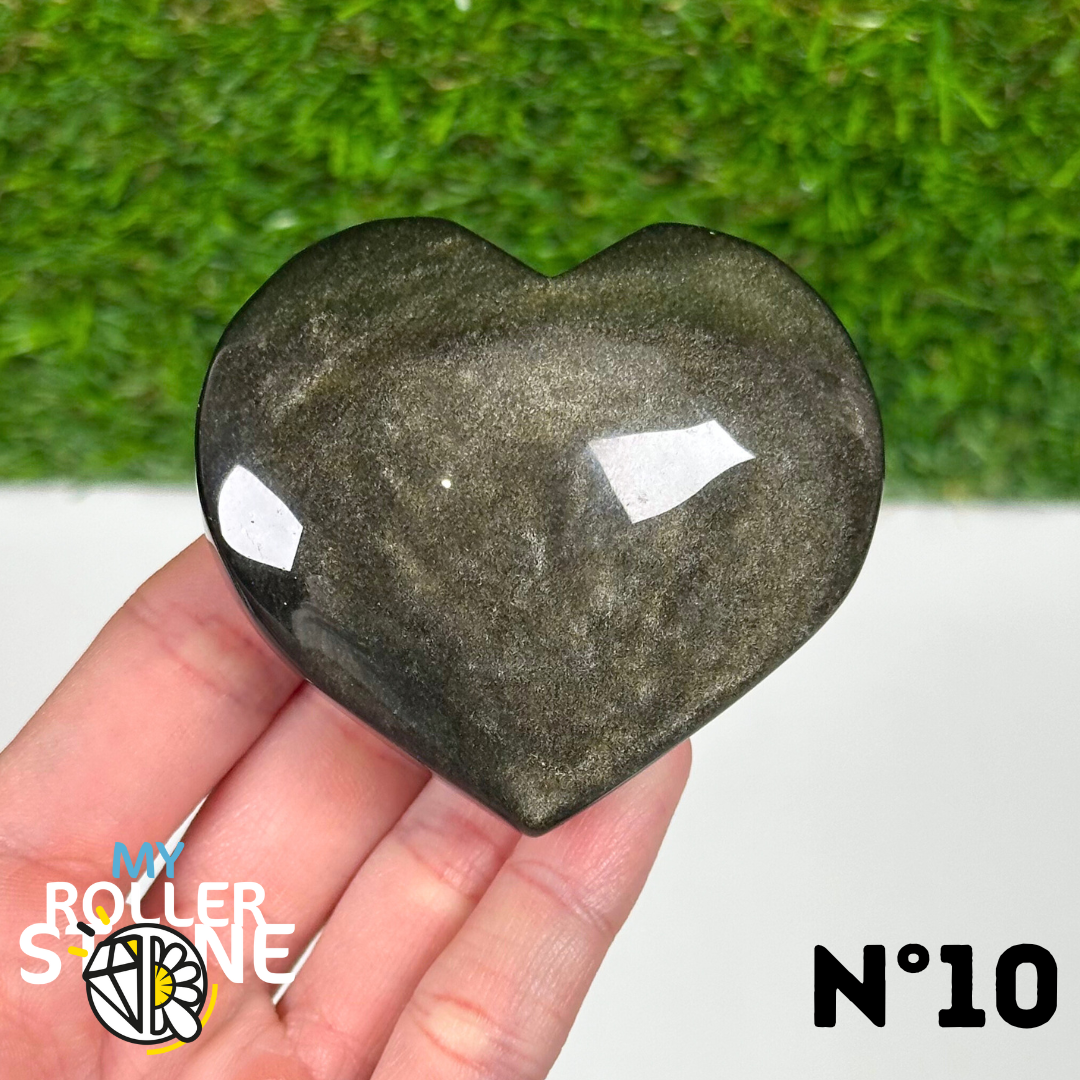 Coeur Obsidienne Dorée