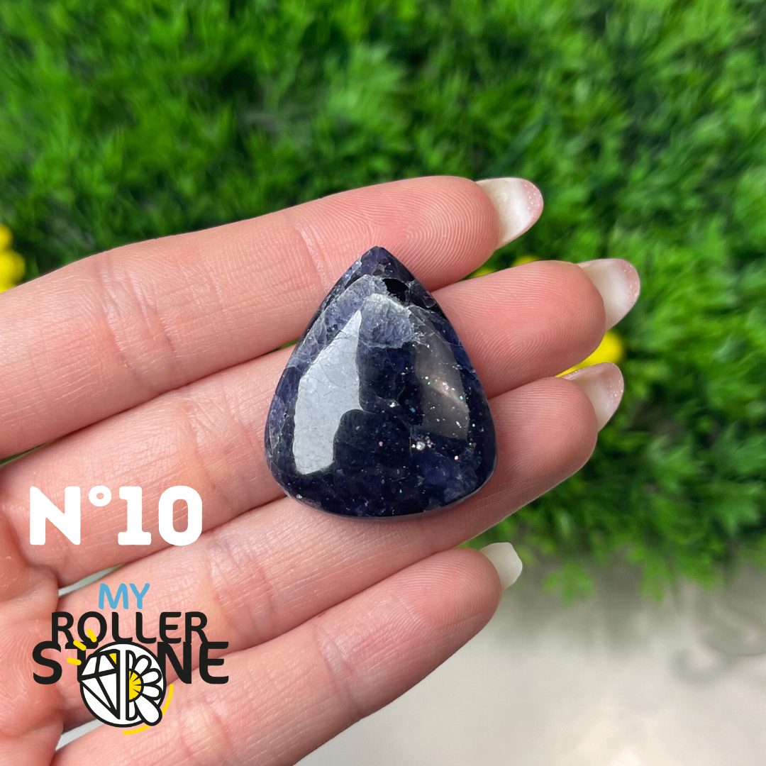 Pendentif Iolite Sunstone 5A