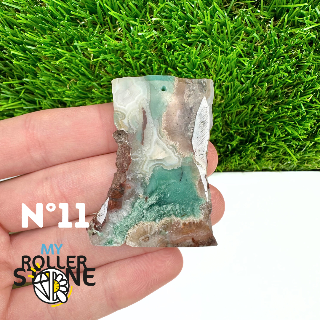 Pendentif Percé Aquaprase tranche 5A