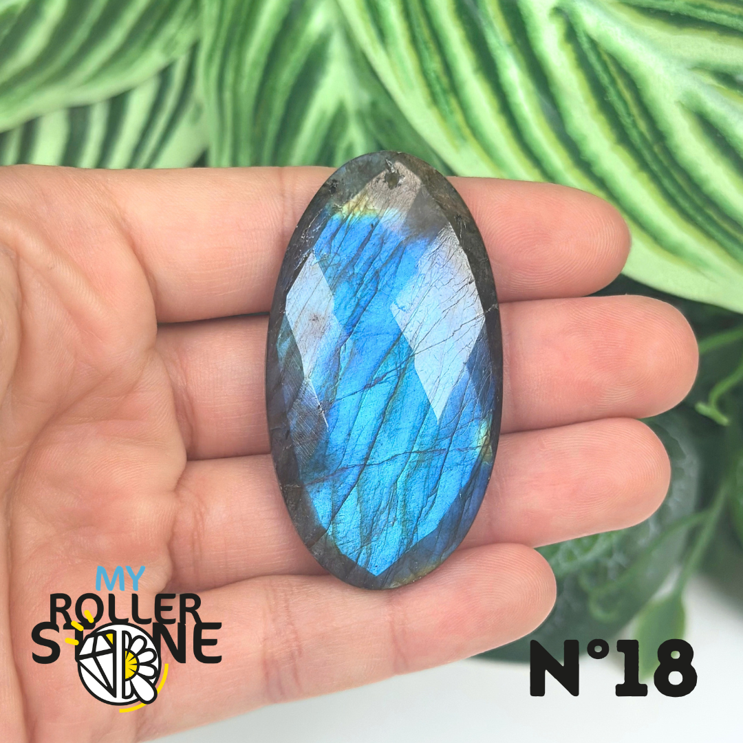 Pendentifs Labradorite Blue Fire Facettée 5A