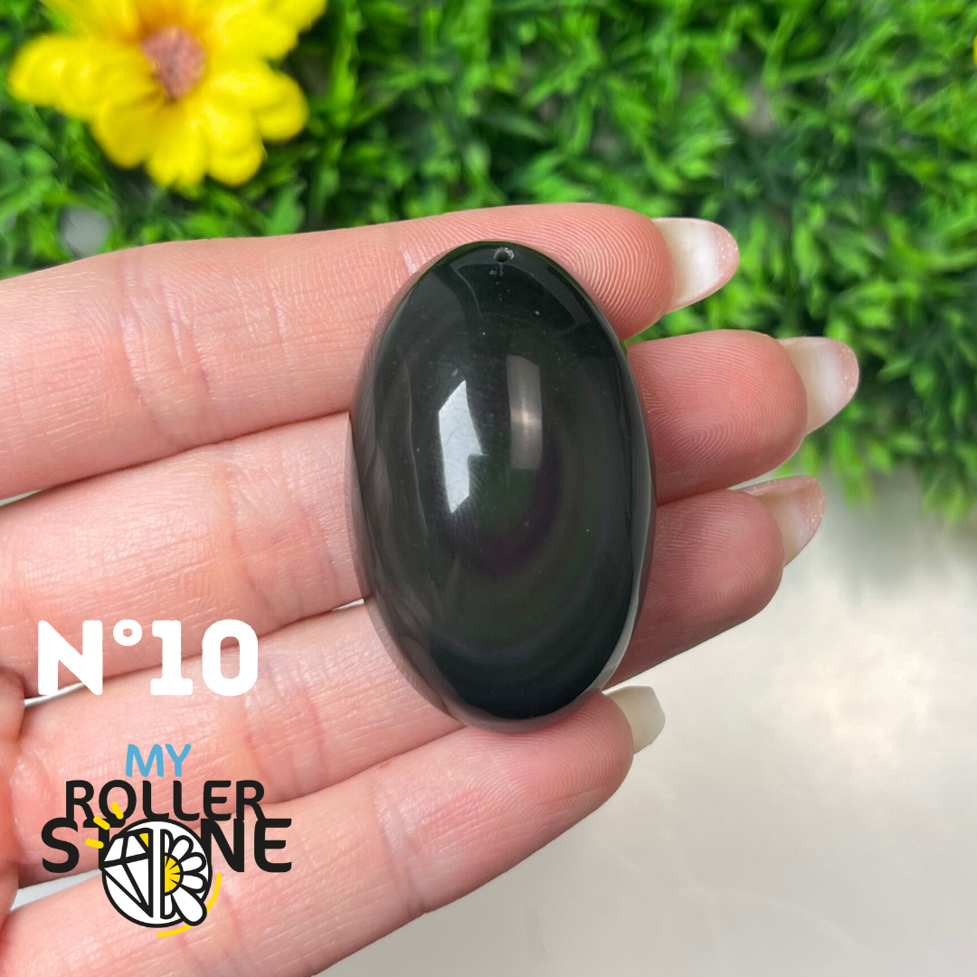 Pendentif Obsidienne Arc-en-Ciel 5A (Oeil céleste)