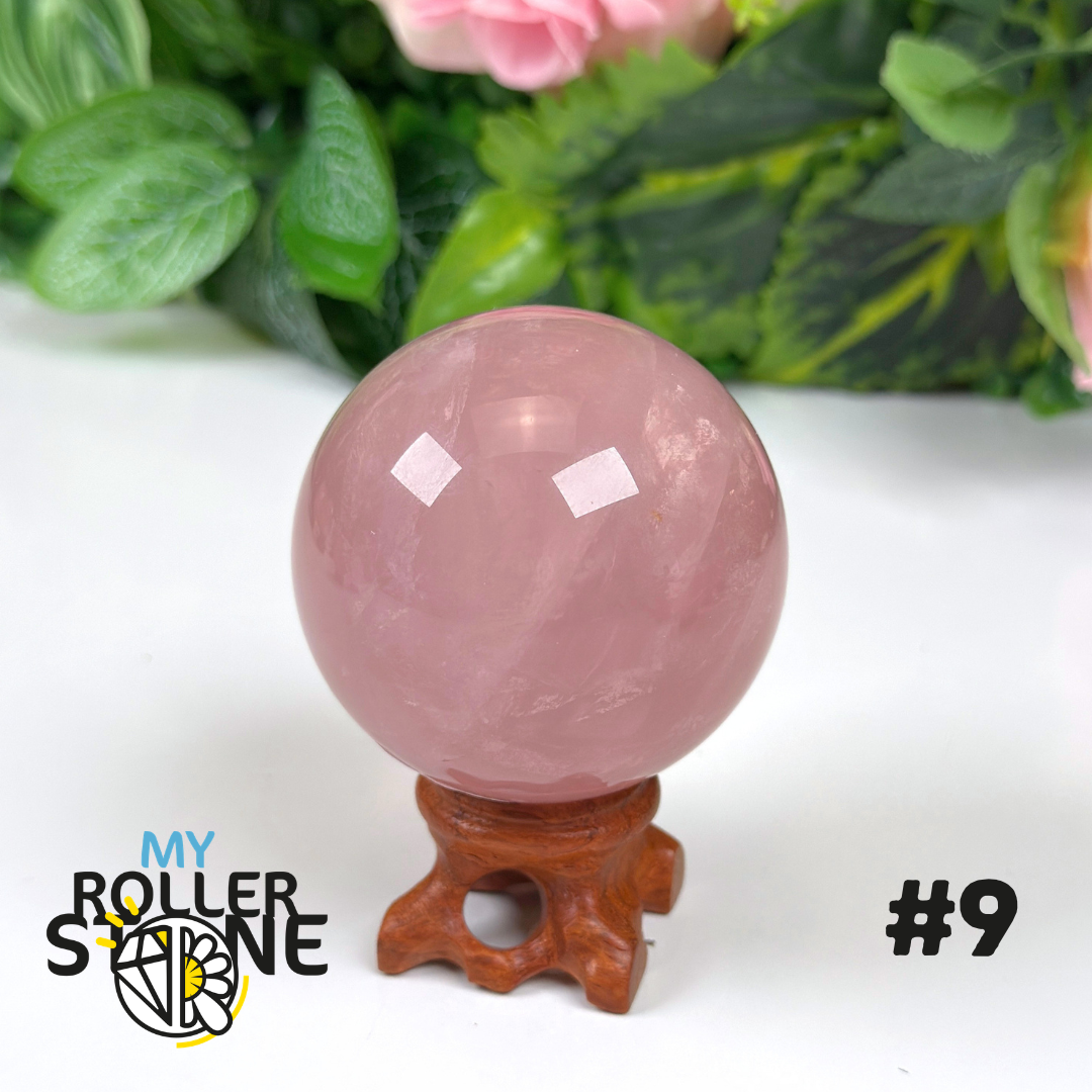 Sphère Quartz rose Étoilé