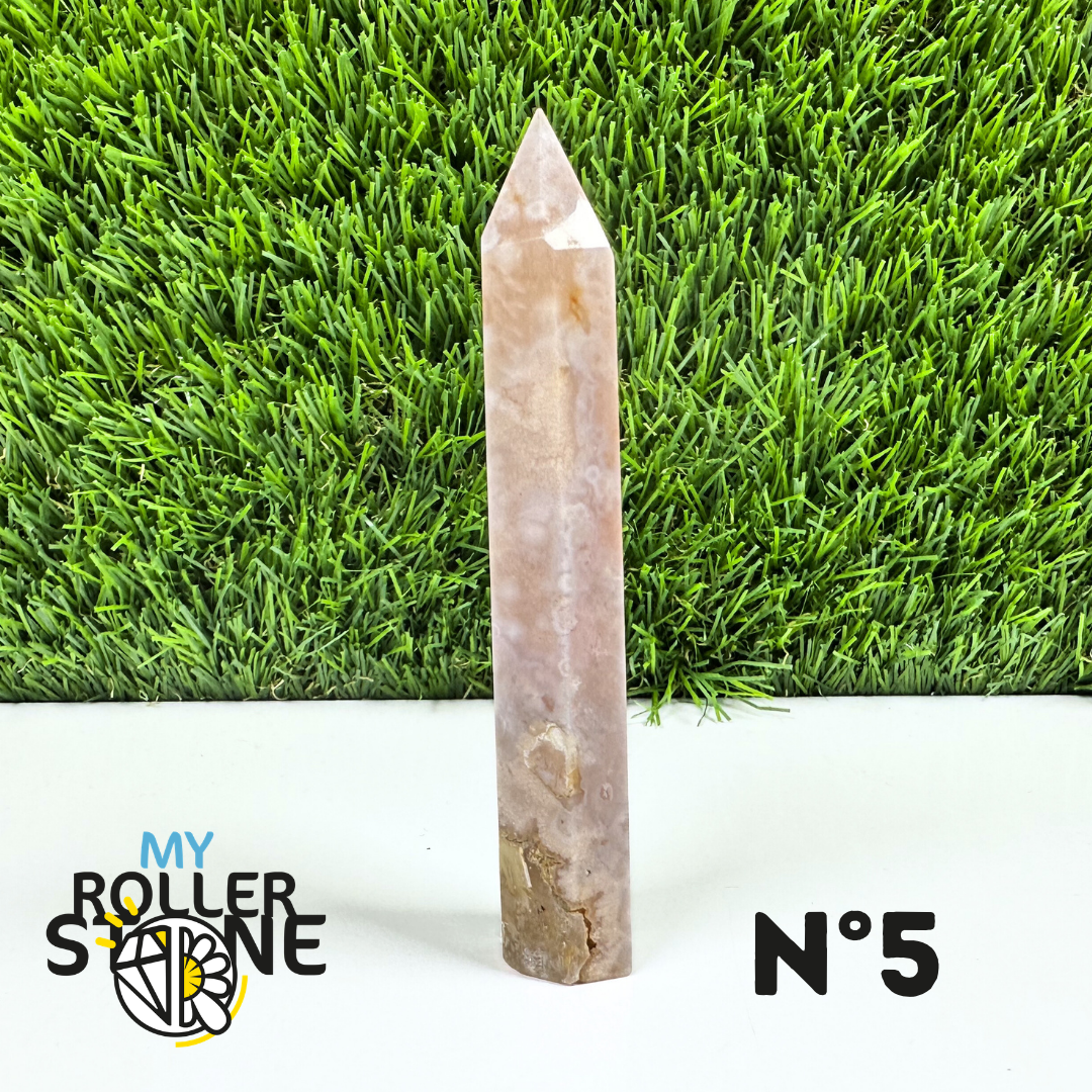 Pointes Pierre Agate Fleur