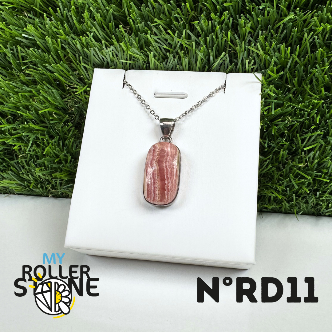Pendentif Argent Rhodochrosite #11