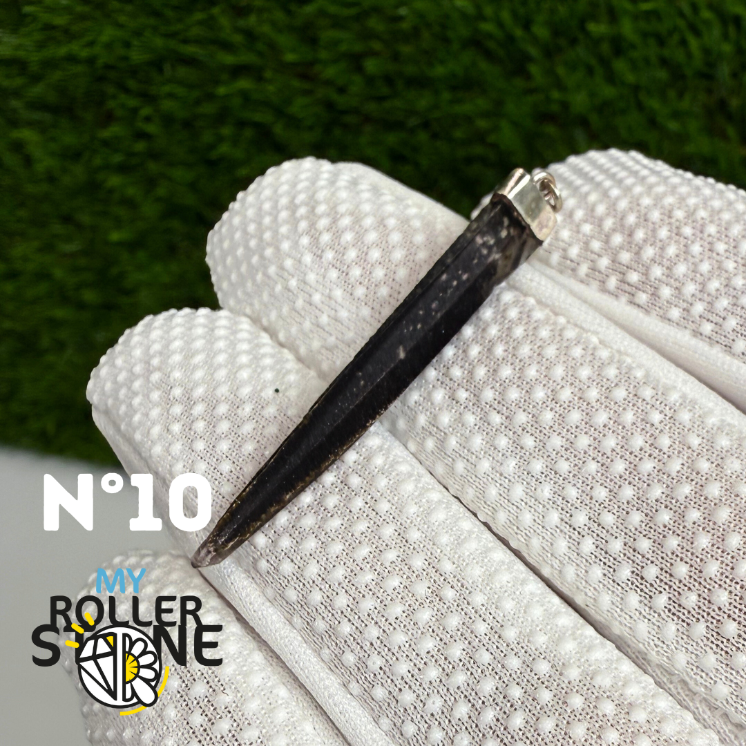 Pendentif Quartz Lithium et Argent