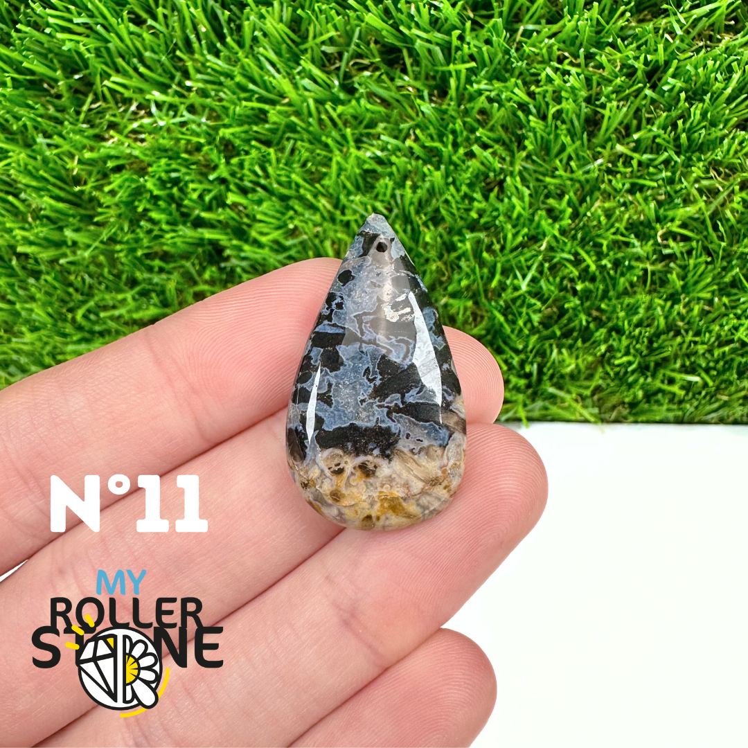 Pendentif Agate Racine de Palmier