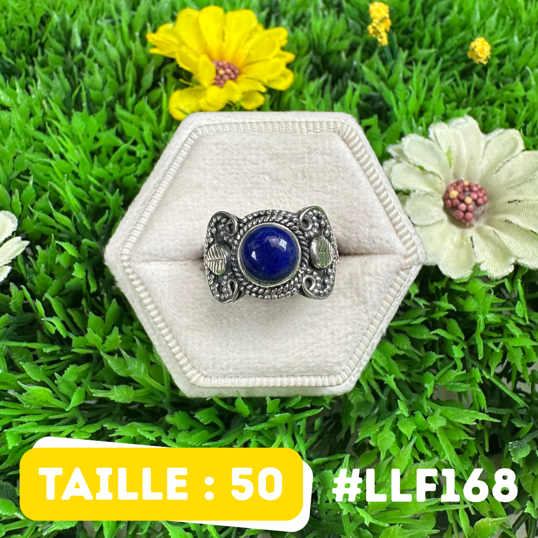 Bague Argent 925 Lapis Lazuli #LLF168