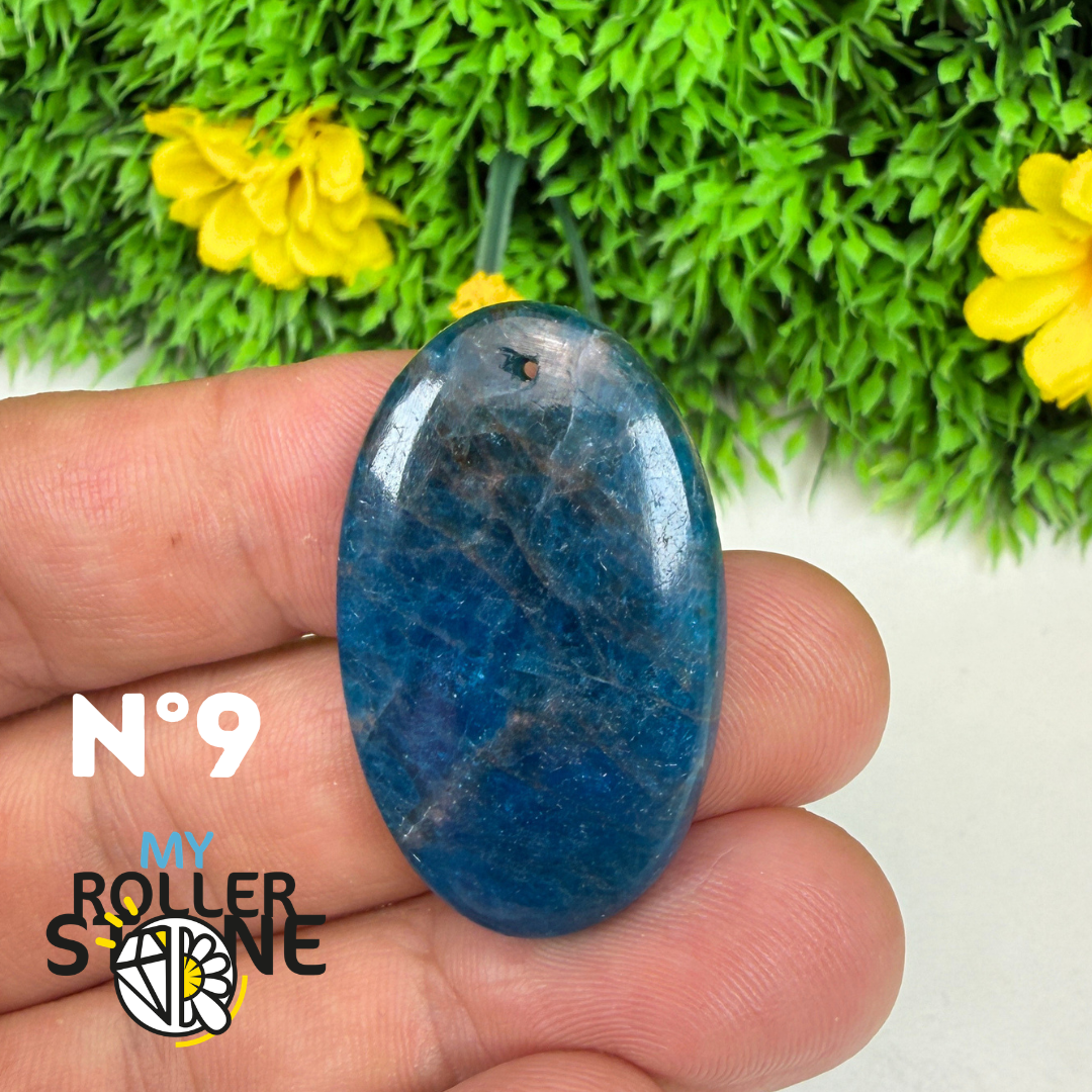 Pendentif Apatite bleue 3A