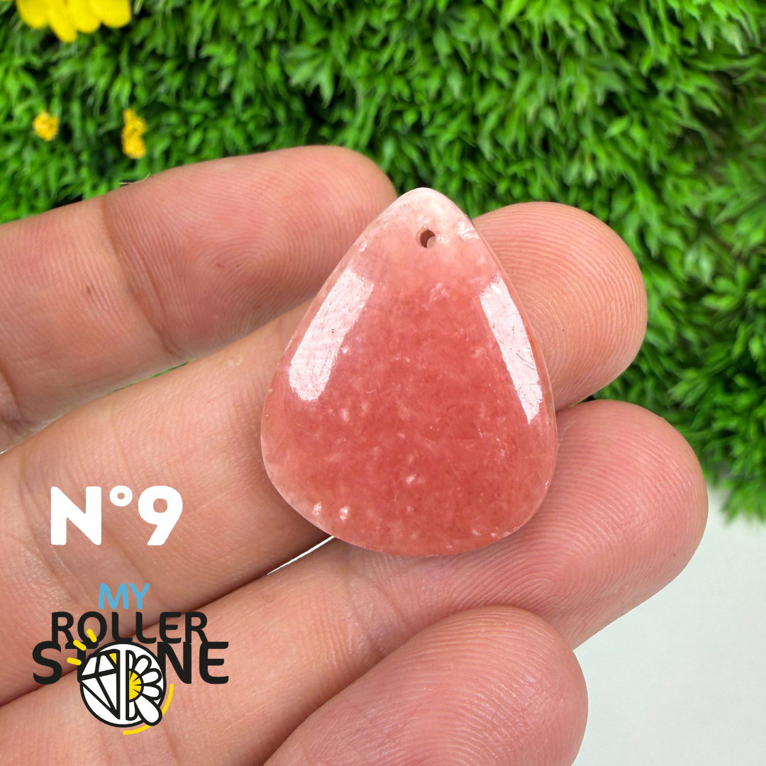 Pendentif percé Rhodochrosite Qualité gemme