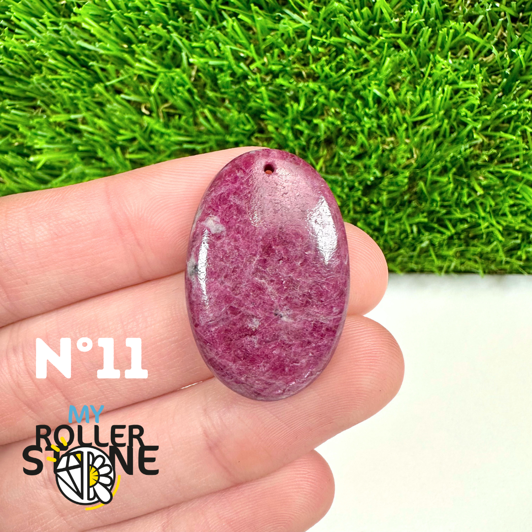 Pendentif Percé Rubis 3A