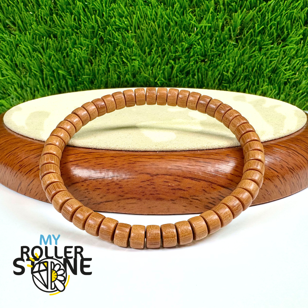 Bracelet Perle Heishi Bois De Santal