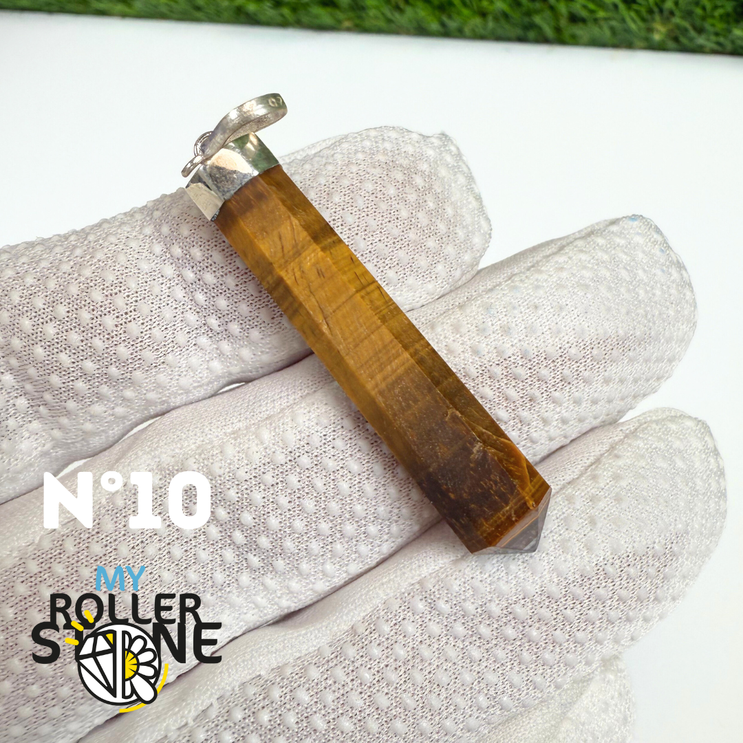 Pendentif Oeil de tigre et Argent