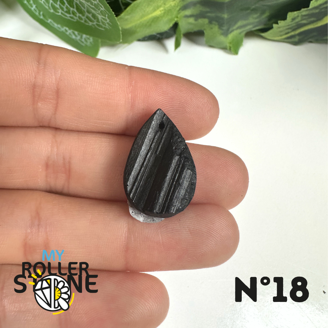Pendentif Perce Tourmaline Noire 5A