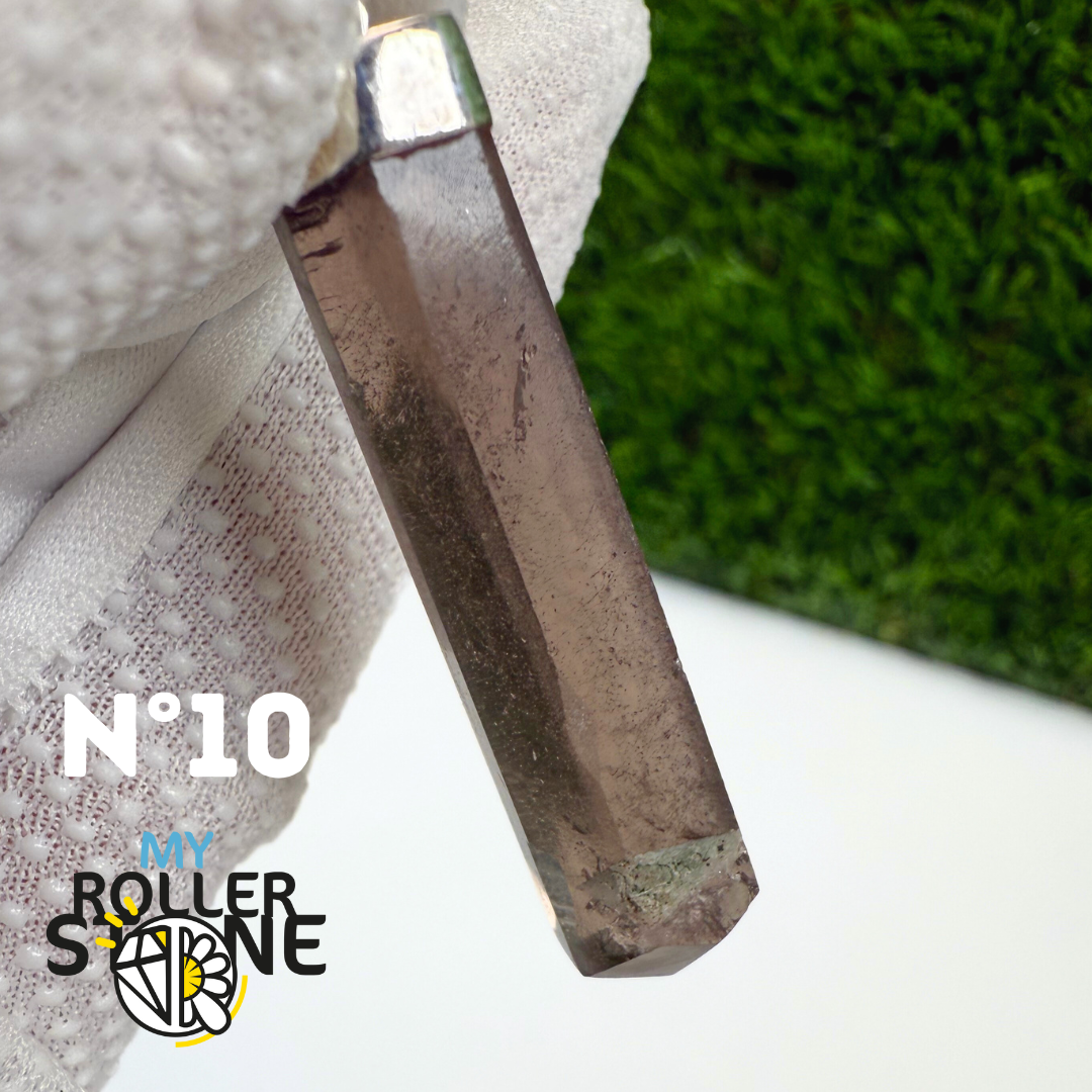 Pendentif Quartz fumé et Argent