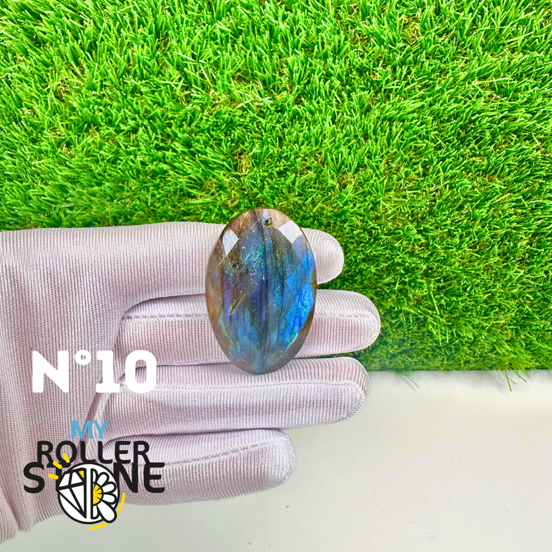 Pendentifs Labradorite blue fire Facettée 5A