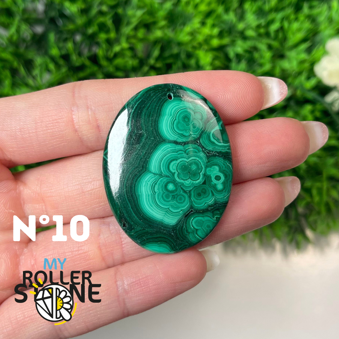 Pendentif Malachite 5A percé