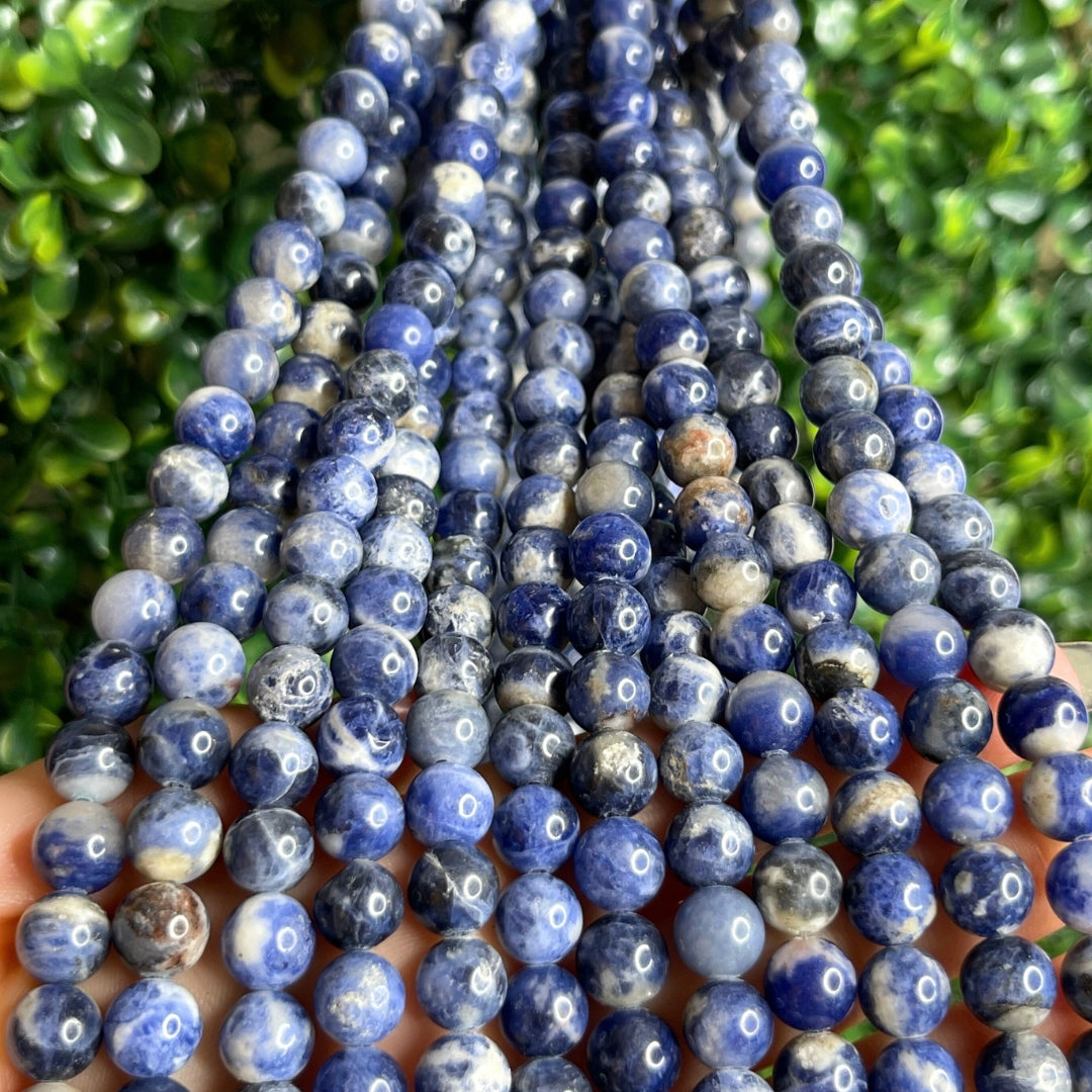 Perles naturelles vendue par 5 Sodalite