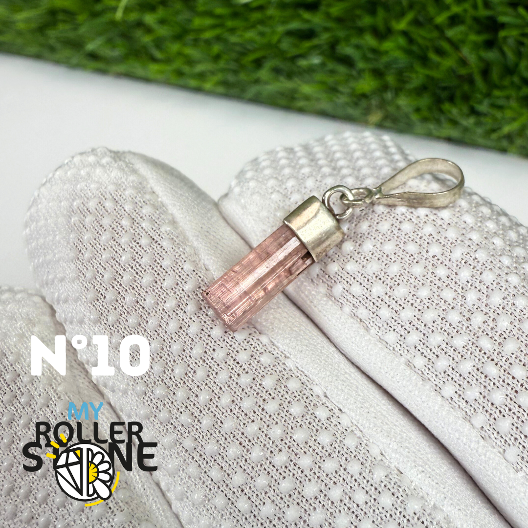 Pendentif Multi Tourmaline et Argent