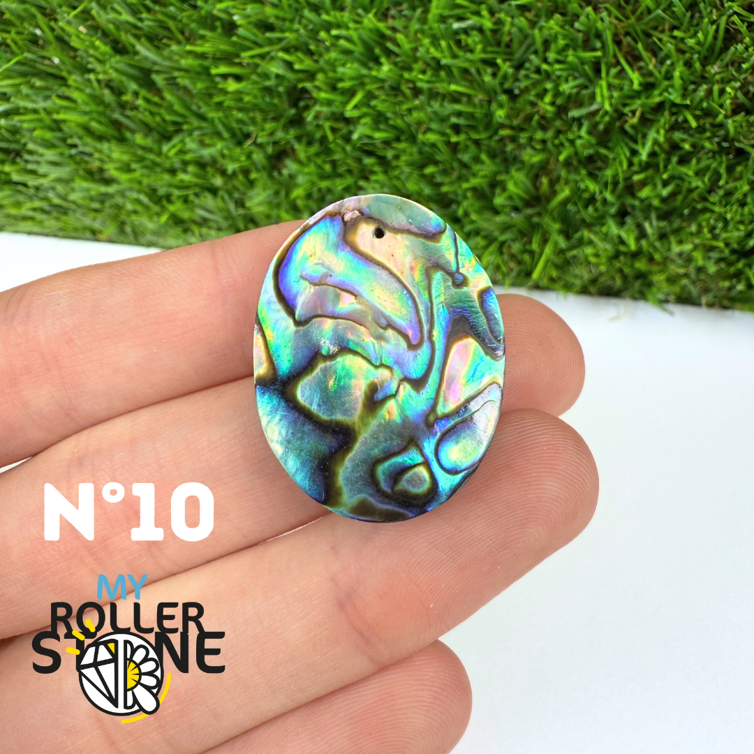 Pendentif en Abalone Forme Libre 5A