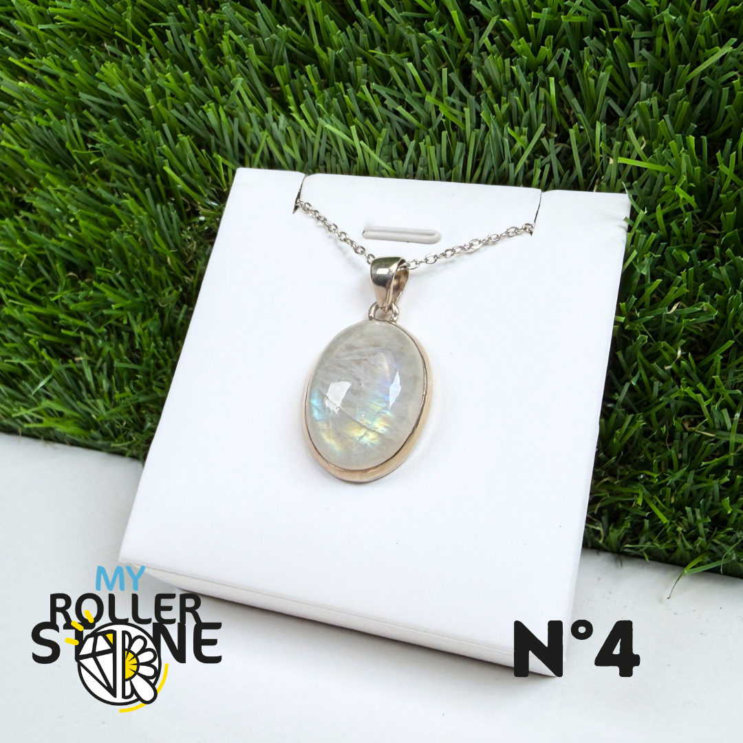 Pendentif Pierre de Lune Argent #4