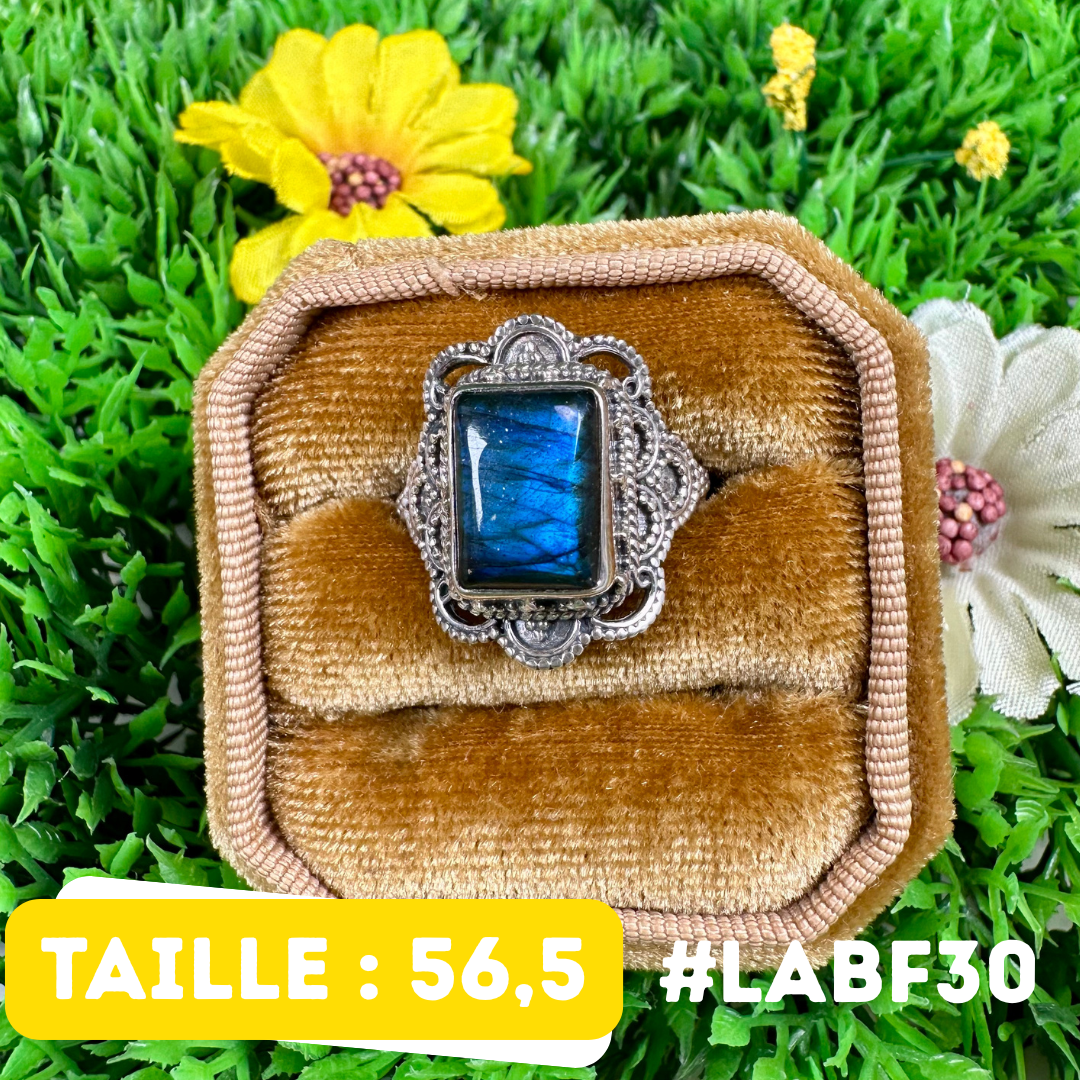 Bague Labradorite Bluefire #LABF30