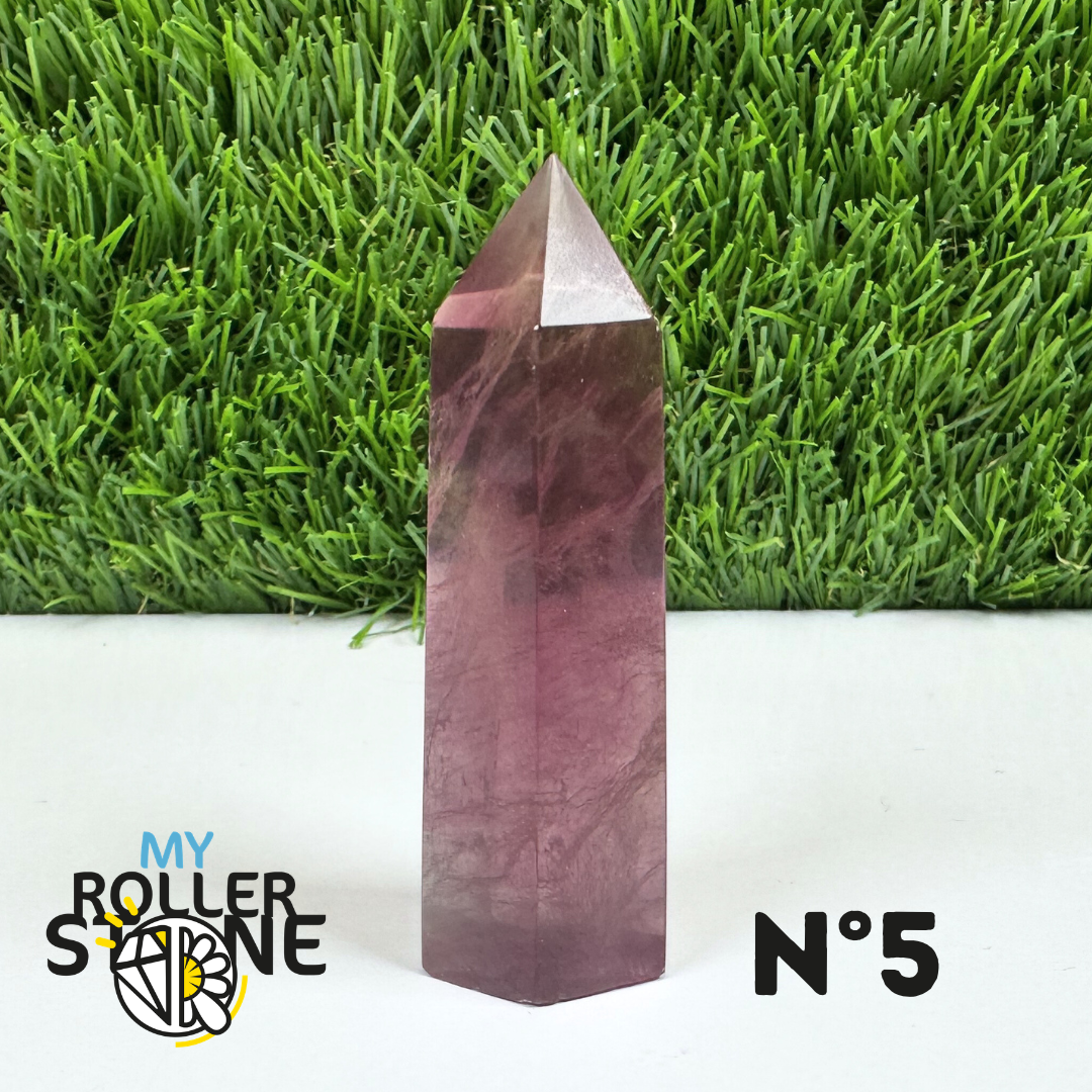 Pointes Pierre Fluorite Arc-en-Ciel Pastel