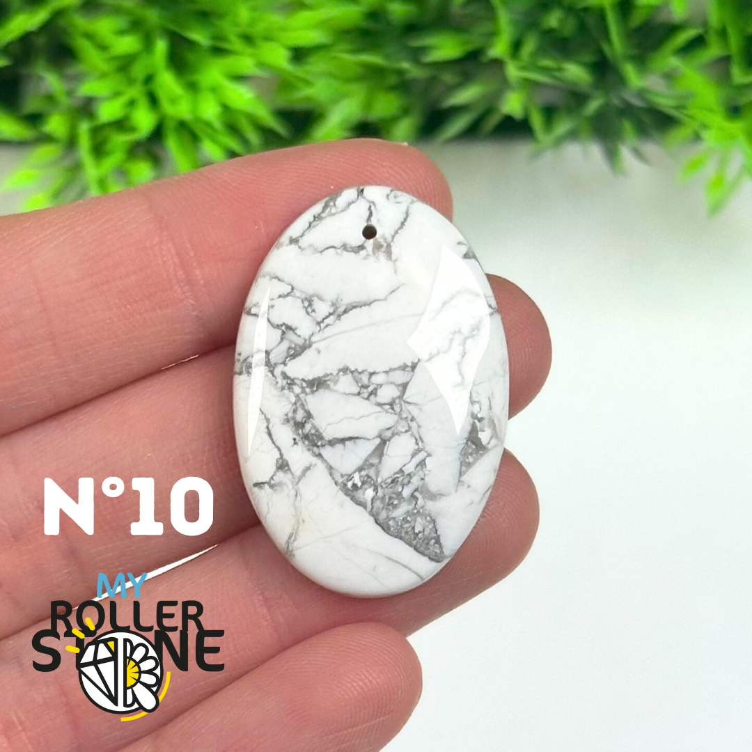Pendentif Howlite 5A