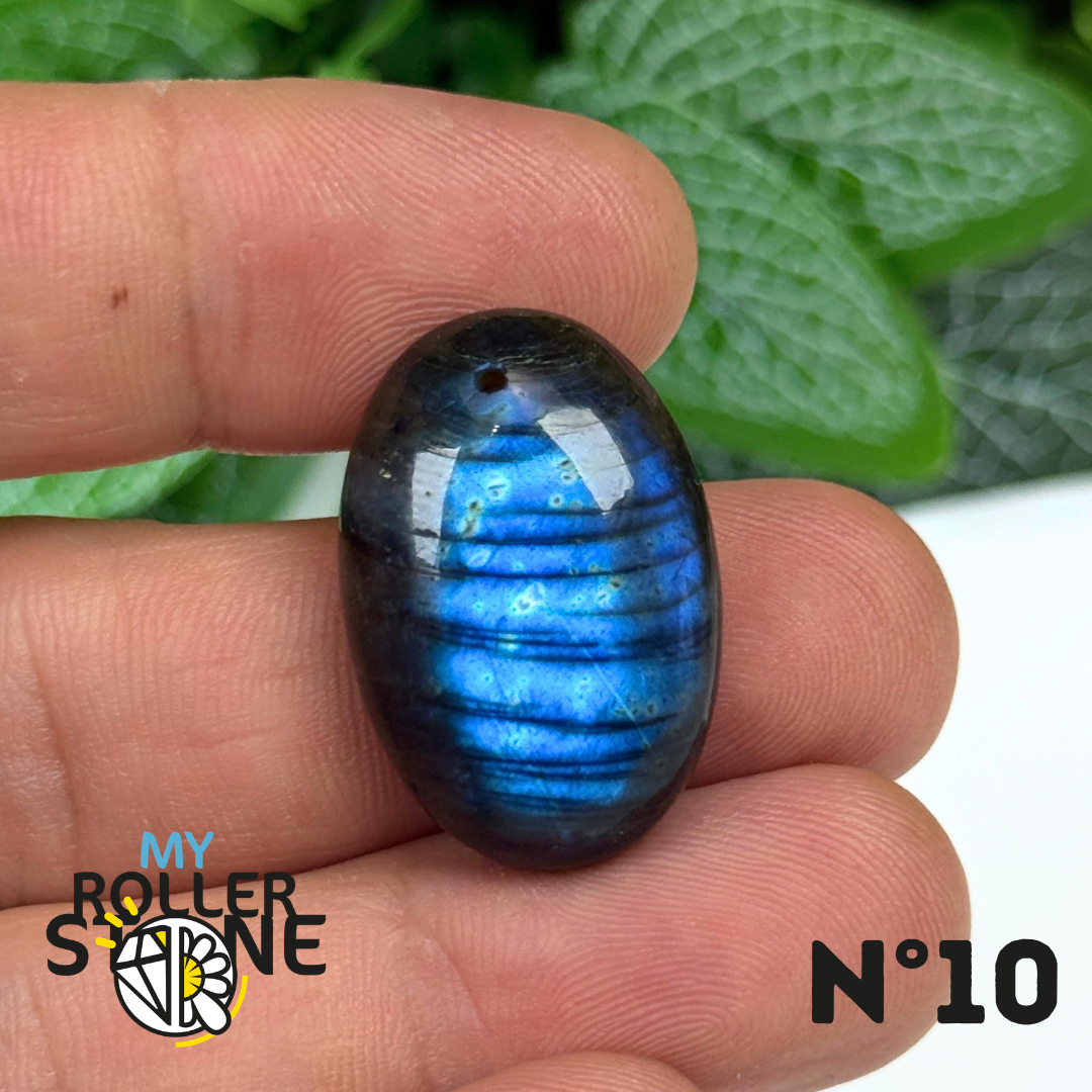 Pendentif Labradorite Blue fire percé 7A