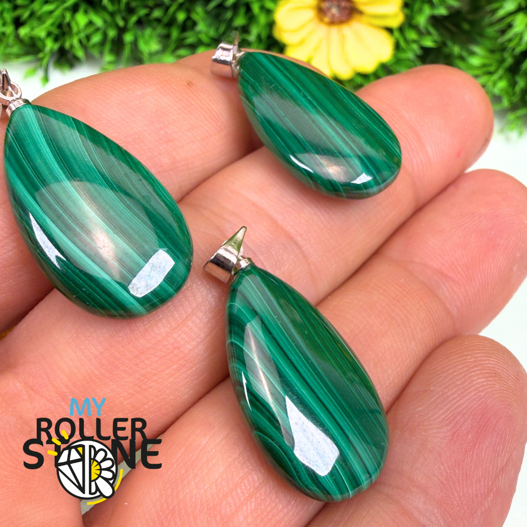 Pendentif Malachite goutte
