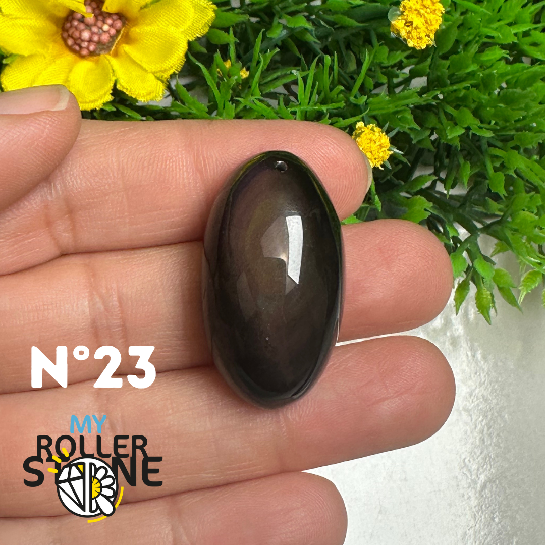 Pendentif Obsidienne Arc-en-Ciel 5A (Oeil céleste)